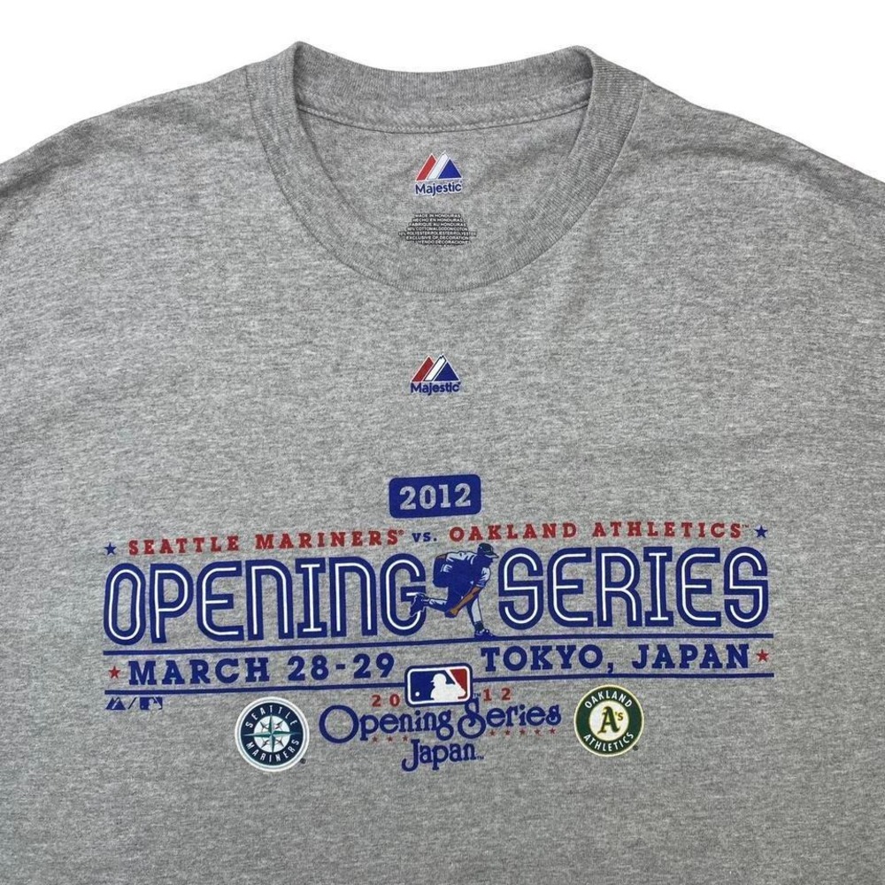 2012 Seattle Mariners vs Oakland Athletics As x Tokyo Japan baseball game shirt